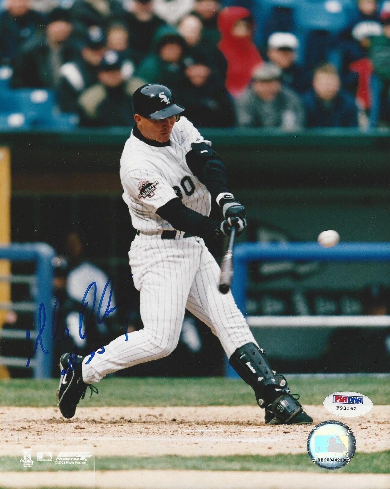 Magglio Ordonez Chicago White Sox signed 8x10 Photo Poster painting PSA/DNA #F93162