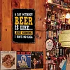 A day without beer is like just kidding - Vintage Metal Signs - 20*30cm/30*40cm - Warning