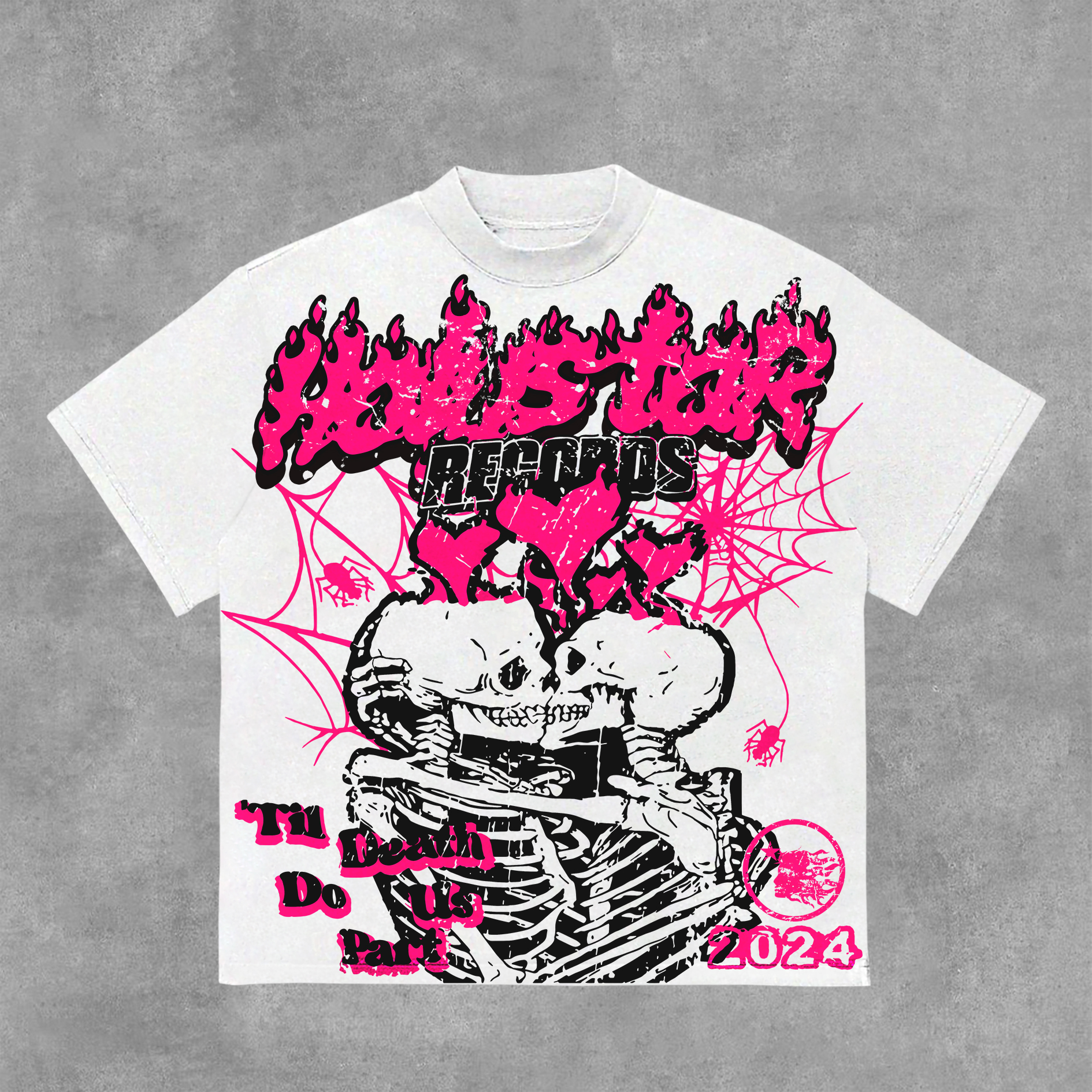 Sopula Studio Til Death Do Us Part Skull Graphic T-Shirt - SOPULA