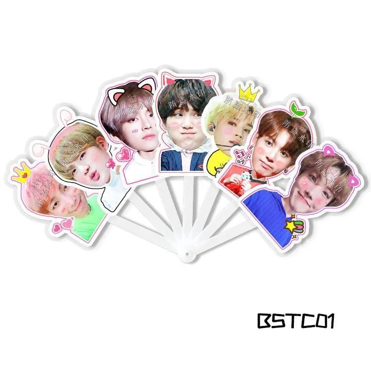 BTS 7-PAGE FOLDING FAN