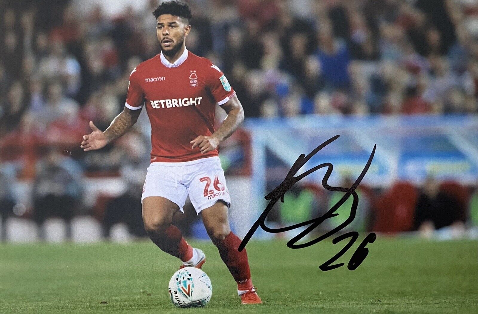 Liam Bridcutt Genuine Hand Signed Nottingham Forest 6X4 Photo Poster painting