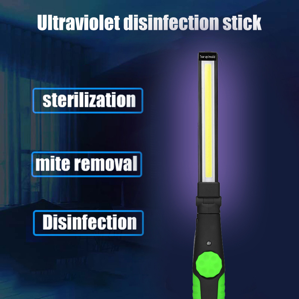 Folding UV Disinfection Lamp Wand Handheld Sterilizing Light Stick (Green) от Cesdeals WW