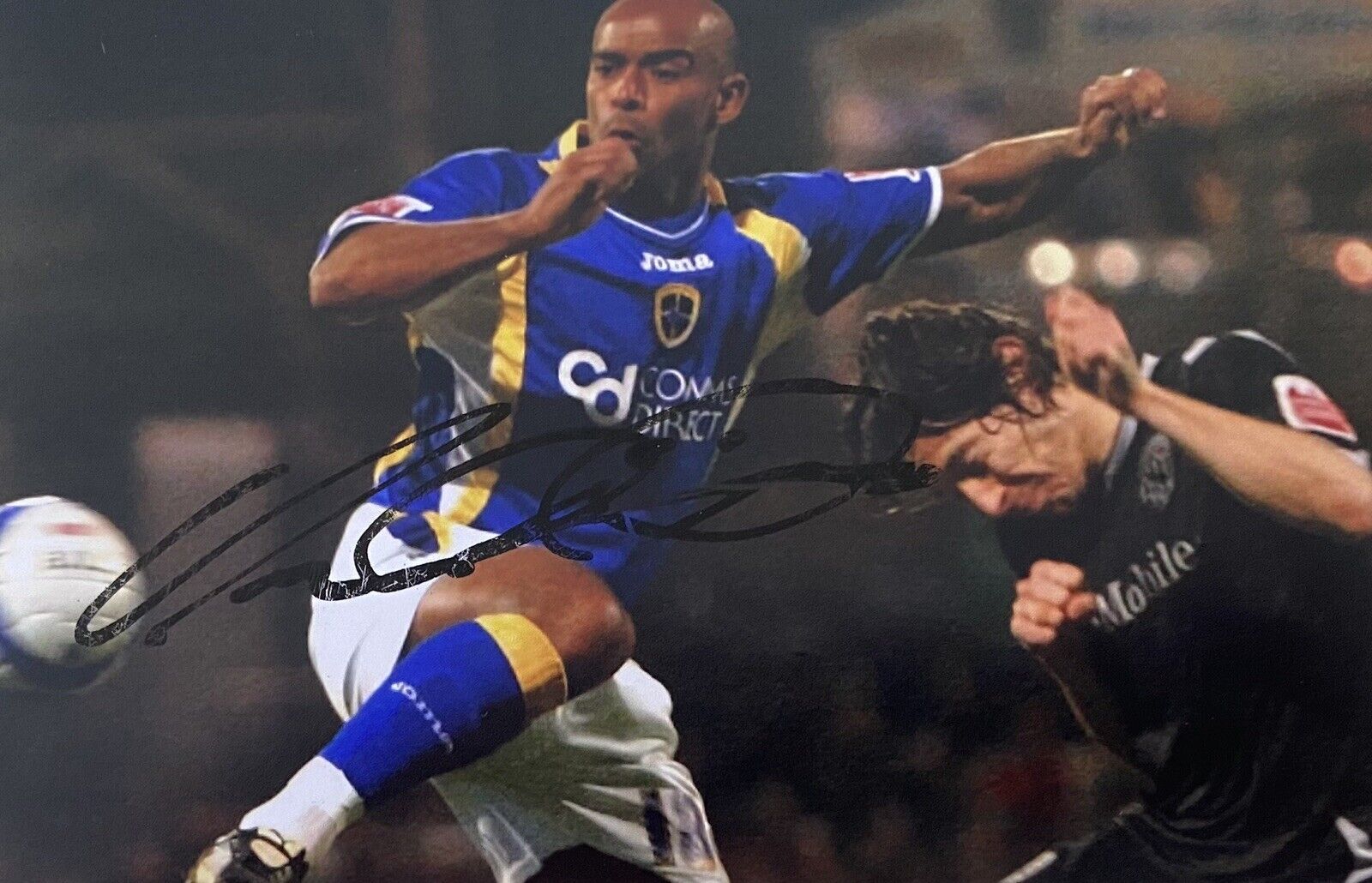 Trevor Sinclair Genuine Hand Signed Cardiff City 6X4 Photo Poster painting