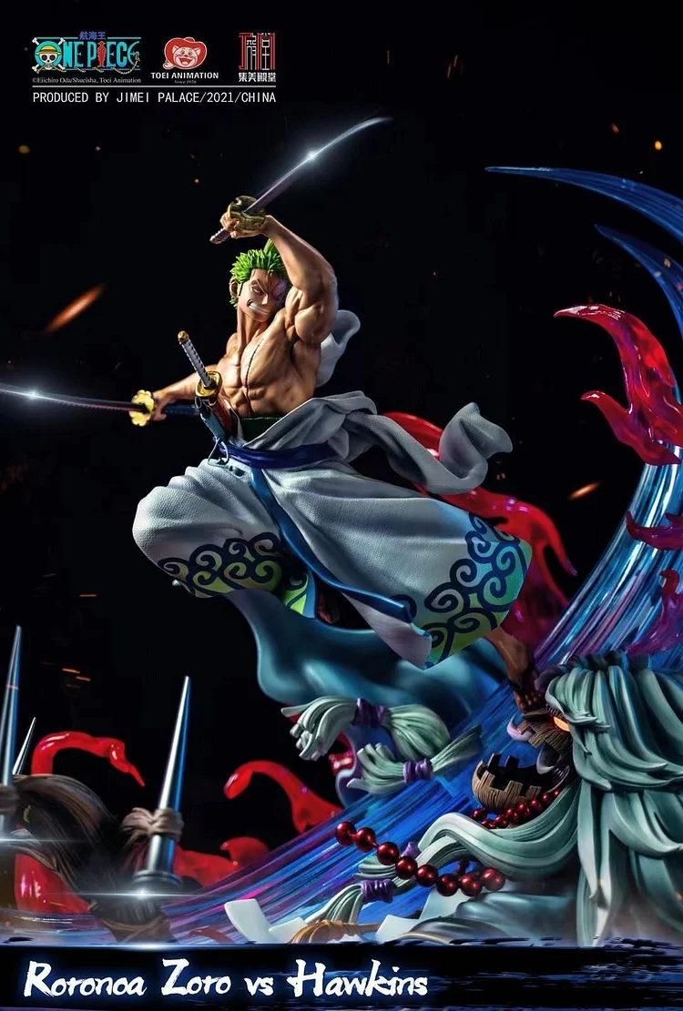 Licensed Roronoa Zoro vs Basil Hawkins - ONE PIECE Official Resin Statue -  JIMEI Palace Studios [Pre-Order]