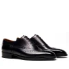 Men's Brogue Wingtip Oxford Shoes - Leather Sole