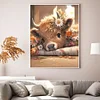 Cattle-11CT Stamped Cross Stitch 40*53cm tapestrymarket