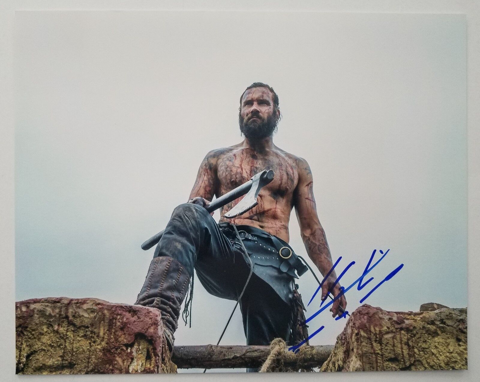 Clive Standen Signed 8x10 Photo Poster painting Actor Vikings Rollo Robin Hood Everest RAD