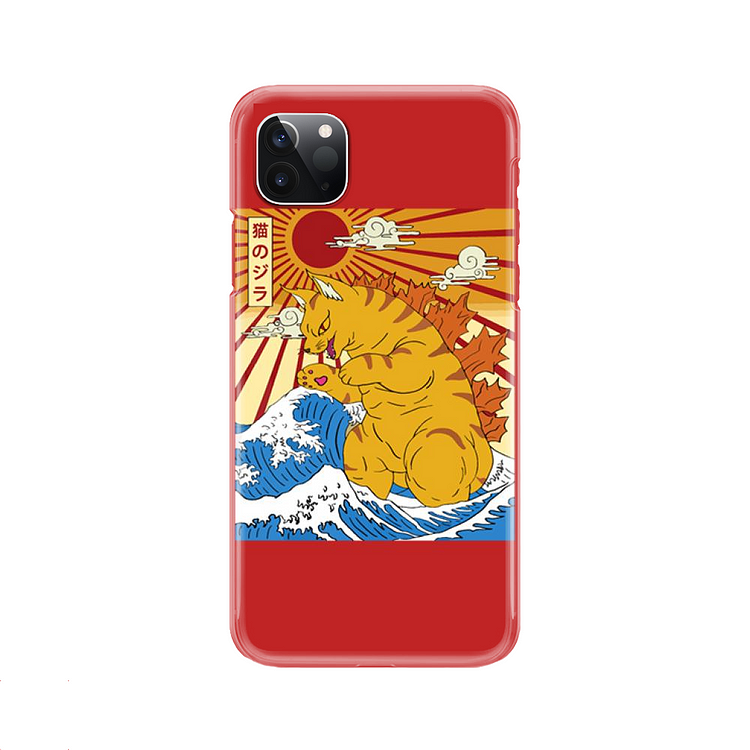 Catzilla Sunset, Godzilla iPhone Case