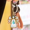 5pcs DIY Full Drill Special Shaped Diamond Painting Angel Fashion Keyring