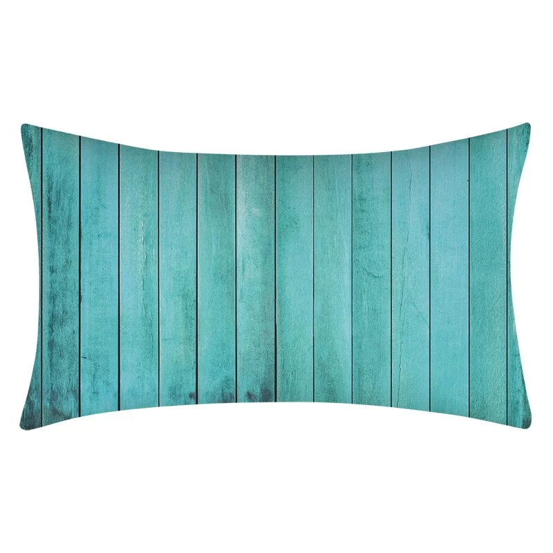 Teal Blue Pillowcase 30X50 Geometry Cushion Cover Polyester Sofa Cushions Decorative Throw Pillows Nordic Home Decor Pillowcover