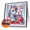 Xmas Unicorn - Crystal Rhinestone Diamond Painting