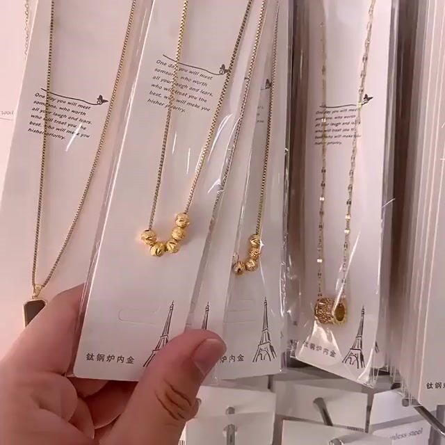 Five Strands Beads Necklace