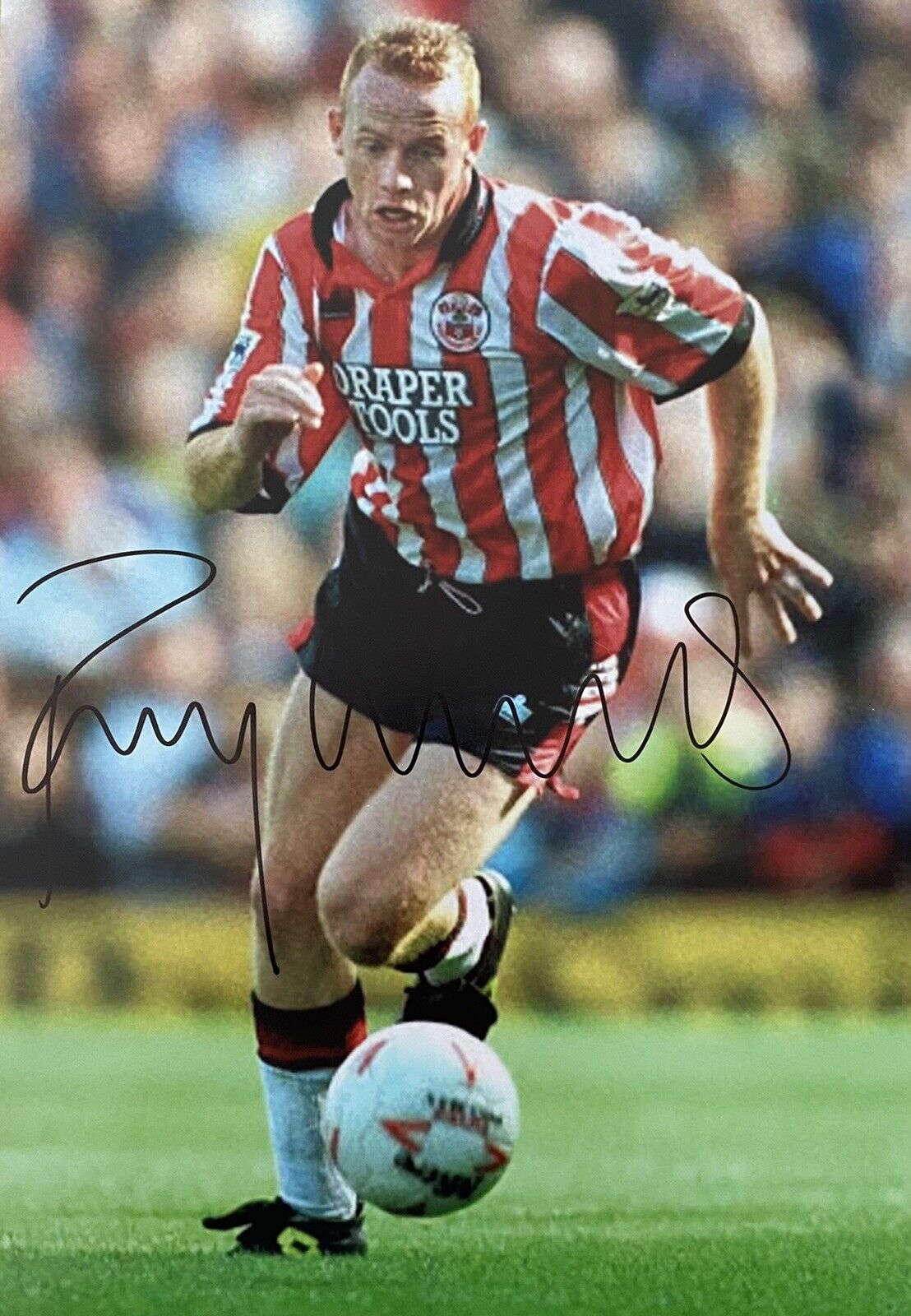 Perry Groves Genuine Hand Signed Southampton 12x8 Photo Poster painting