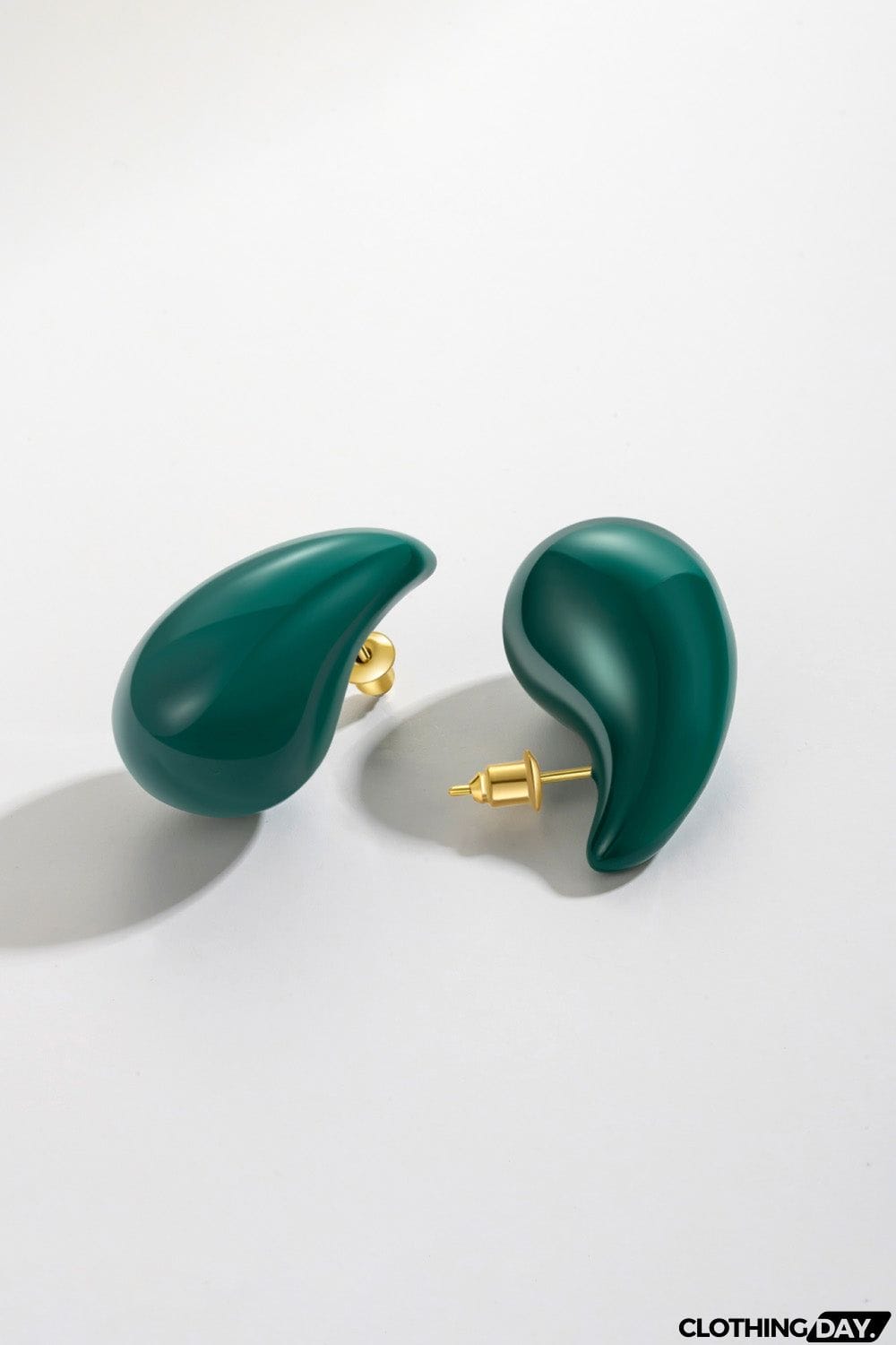 Big Size Water Drop Brass Earrings