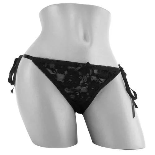 10 Function Little Black Panty Thong - Khalesexx