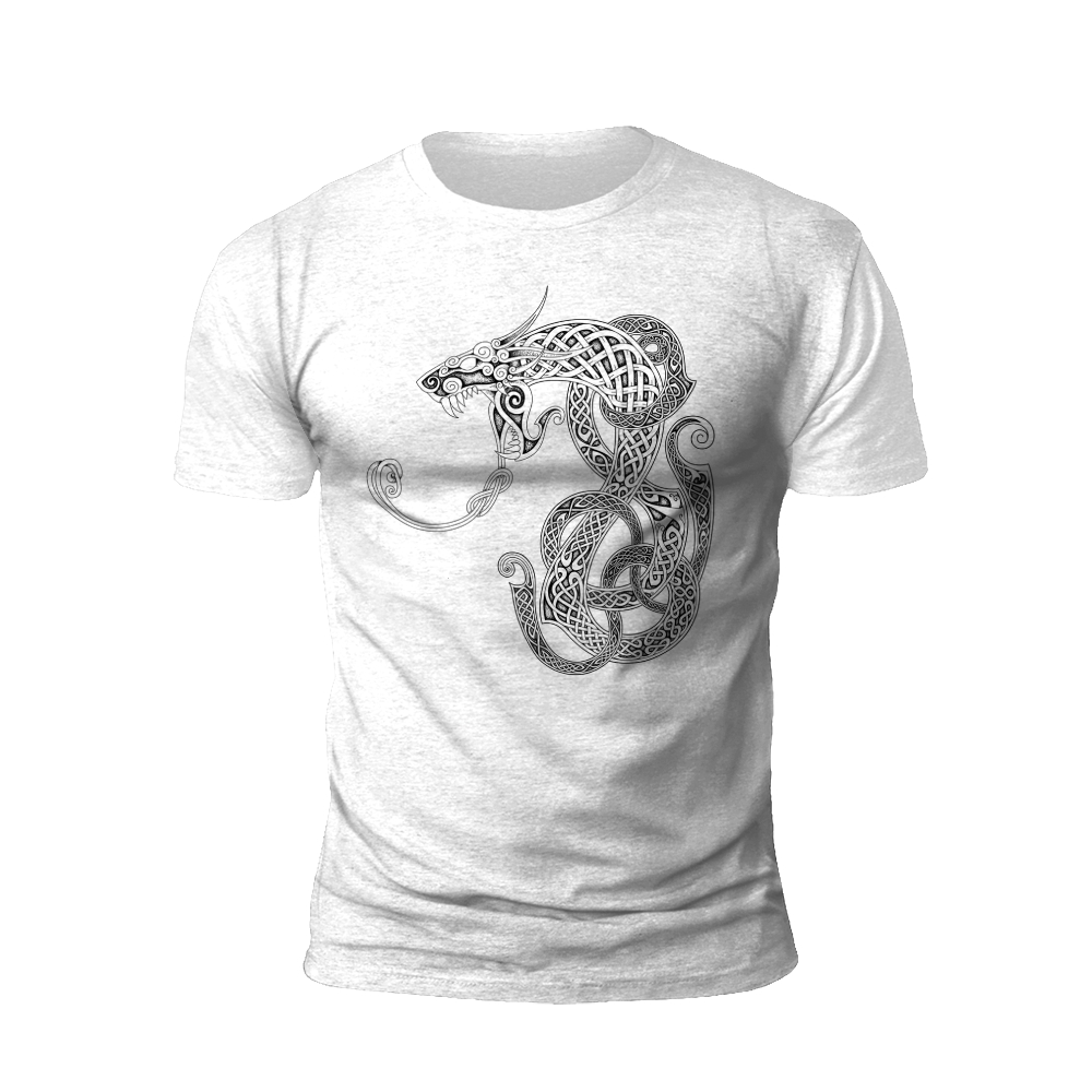 Celtic Serpent: Intricate T-Shirt