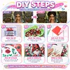 Forest Prayer Lady Special Shaped 5D DIY Partial Drill Diamond Painting Kits for Adults Beginners Home Decor Diamond Dots Paintings Diamond Art Kit 11.81x15.75inch