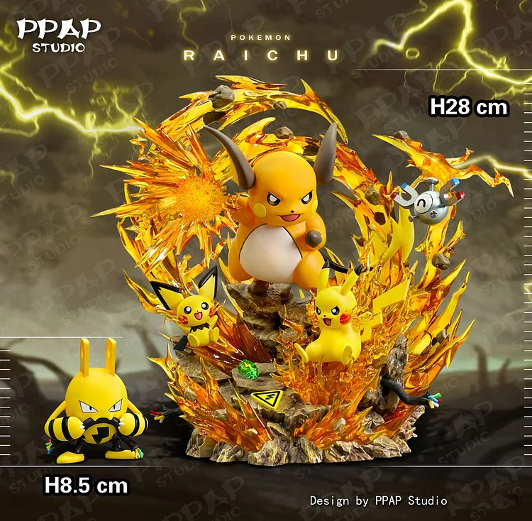 Pokemon EGG Studio - Pikachu Evolution | Resin Statue