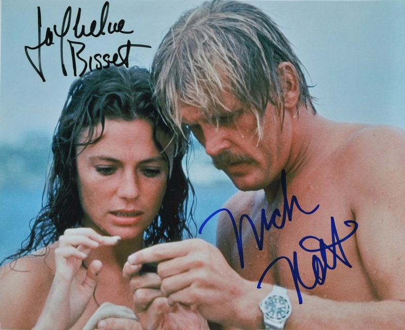 JACQUELINE BISSET & NICK Nolte Signed Photo Poster painting x2 The Deep wcoa