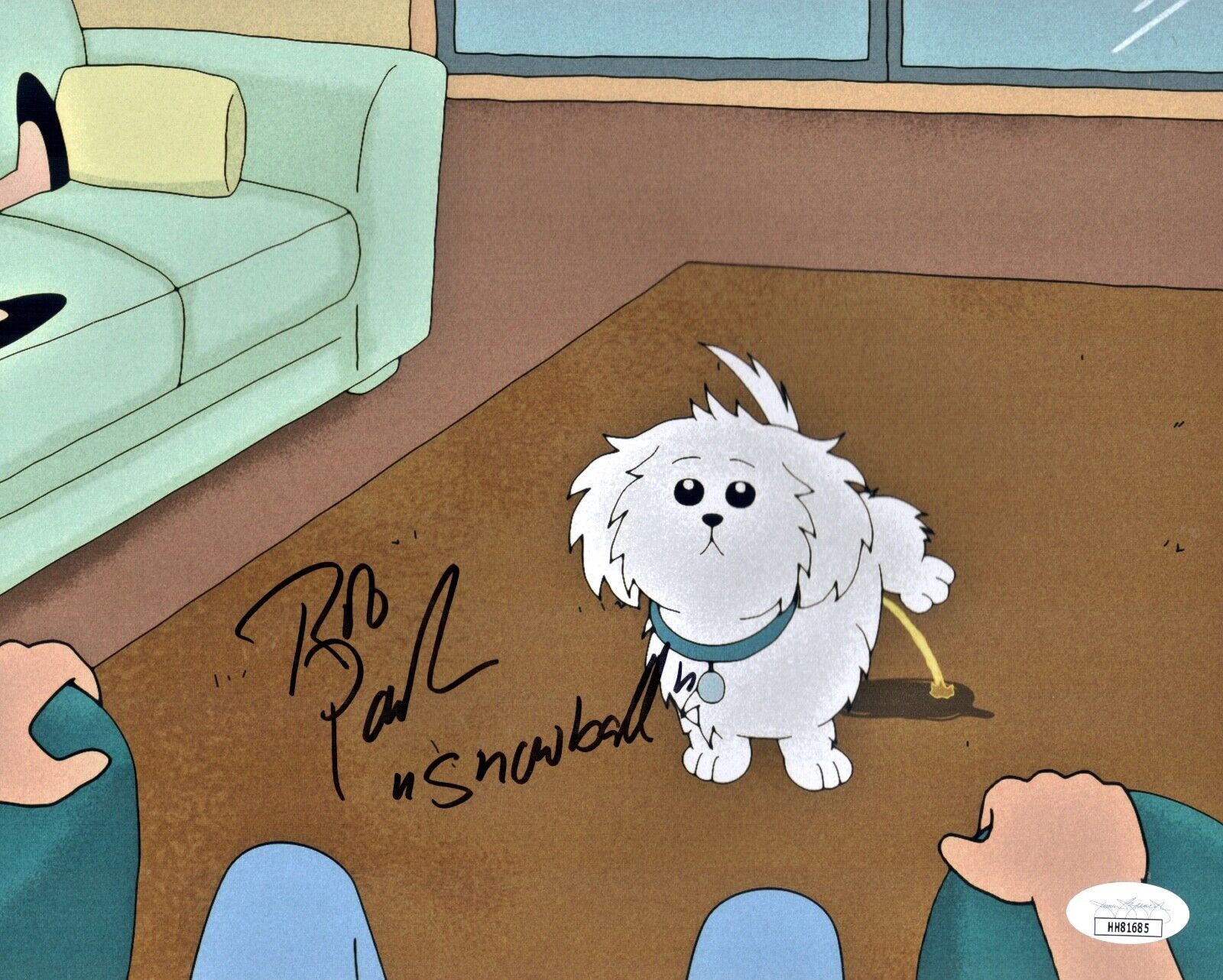 ROB PAULSEN Rick And Morty SNOWBALL Signed 8x10 Photo Poster painting Autograph JSA COA Cert