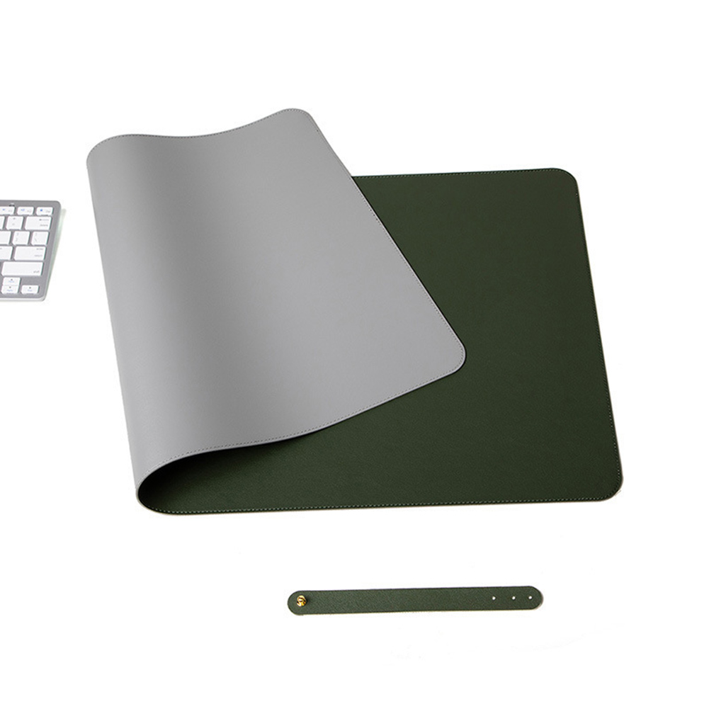 

Double-Side PU Mouse Pad Waterproof Game Desk PC Mat, 25x21cm yellow + royal blue, 501 Original