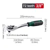 1/4inch Ratchet Wrench 72 Teeth Drive Ratchet Socket Spanner Car Repair Tool