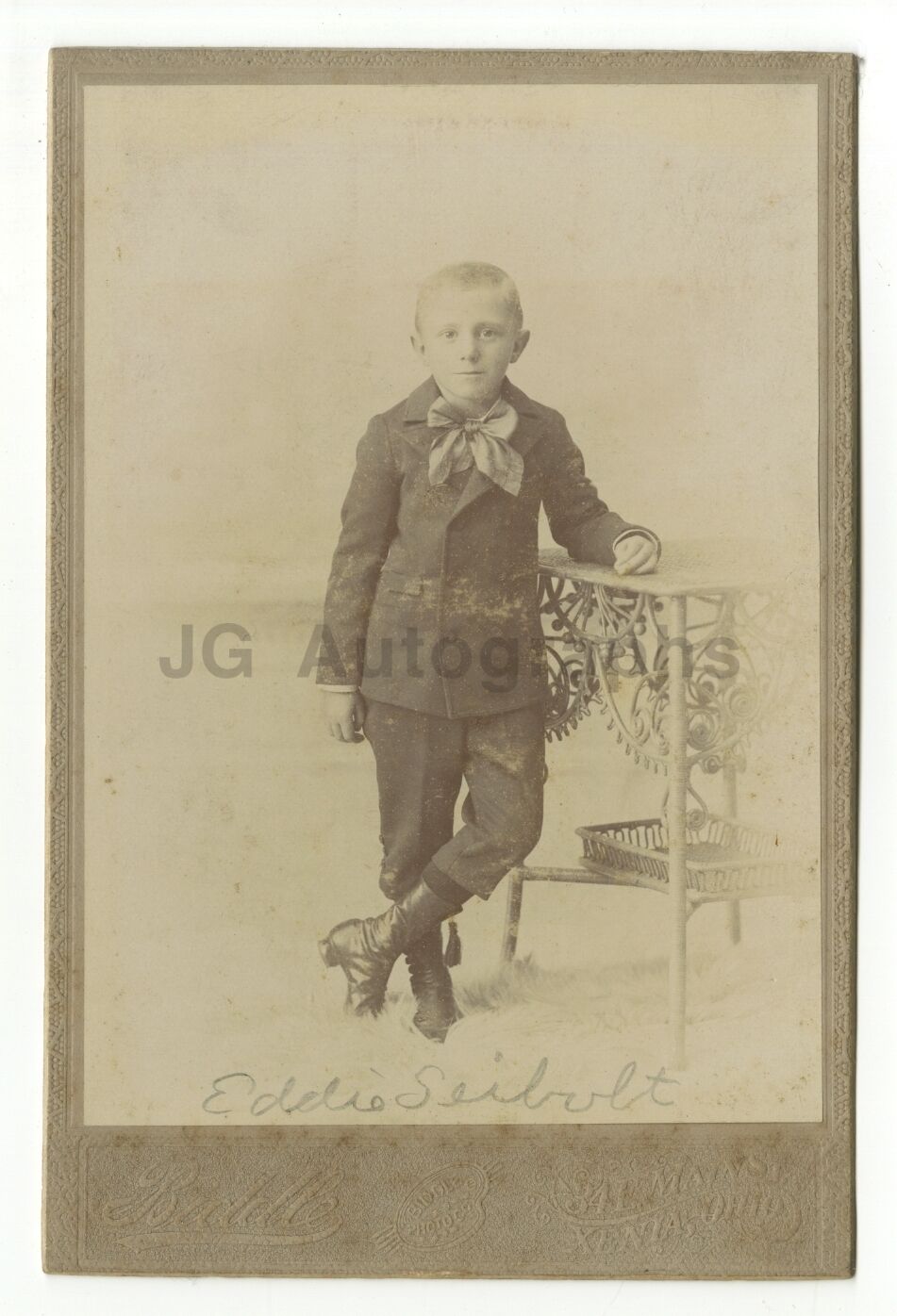 19th Century Children - 1800s Cabinet Card Photo Poster paintinggraph - Biddle of Xenia, Ohio