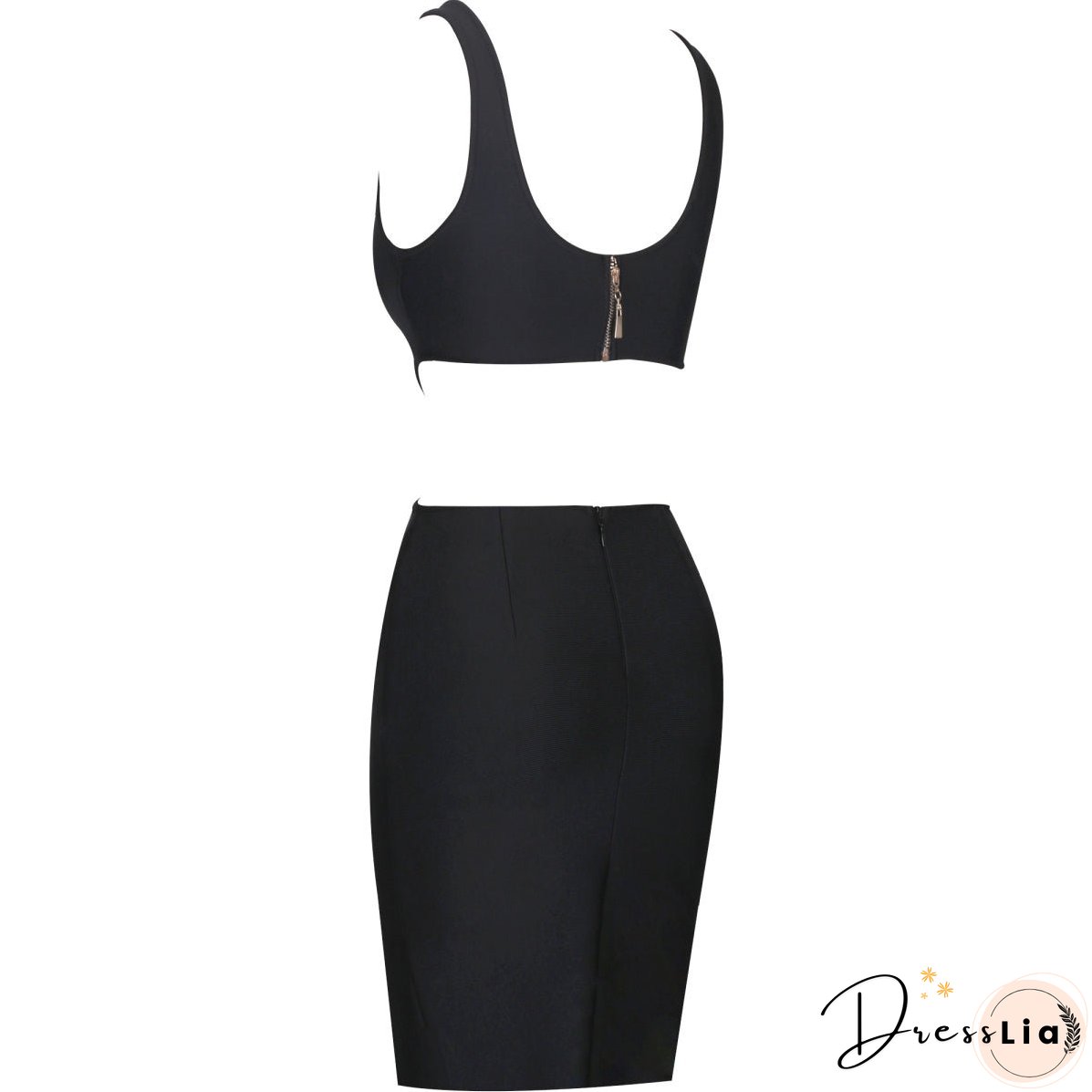 Strappy Sleeveless Hollow Out Mini Bandage Dress PF091903