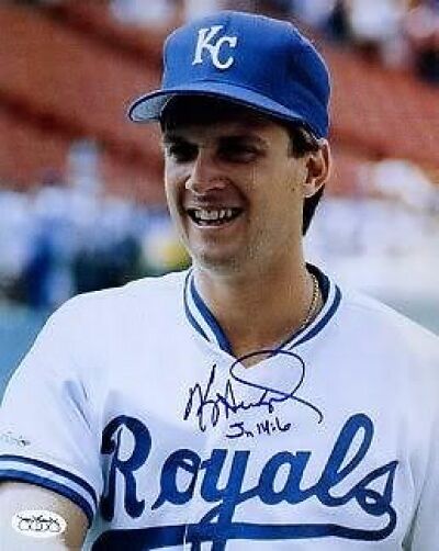 Kevin Seitzer Royals Signed Jsa Certed Sticker 8x10 Photo Poster painting Autograph Authentic