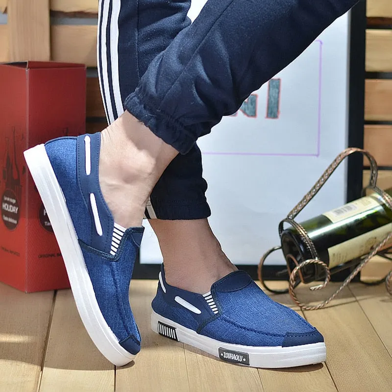 New 2021 Summer Men Canvas Shoes Espadrilles Breathable Casual Shoes Men Loafers Comfortable Ultralight Lazy Boat Shoes