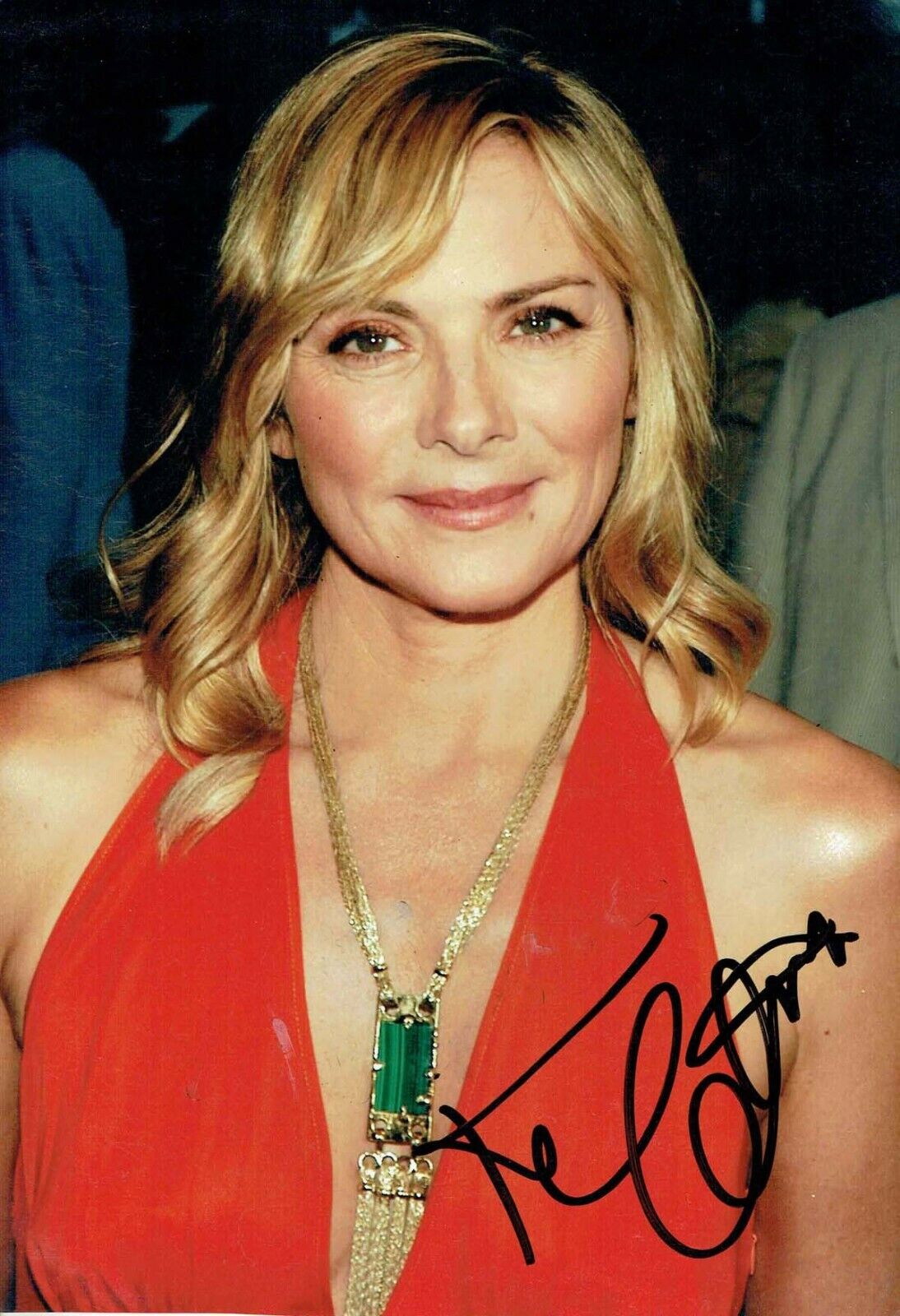 Kim CATTRALL SIGNED Autograph Photo Poster painting AFTAL COA Sex in the City Samantha JONES