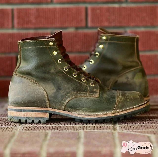 Cow Split Leather Men Boots Comfortable Boots Men Footwear Rubber Ankle Boots Men's Shoes