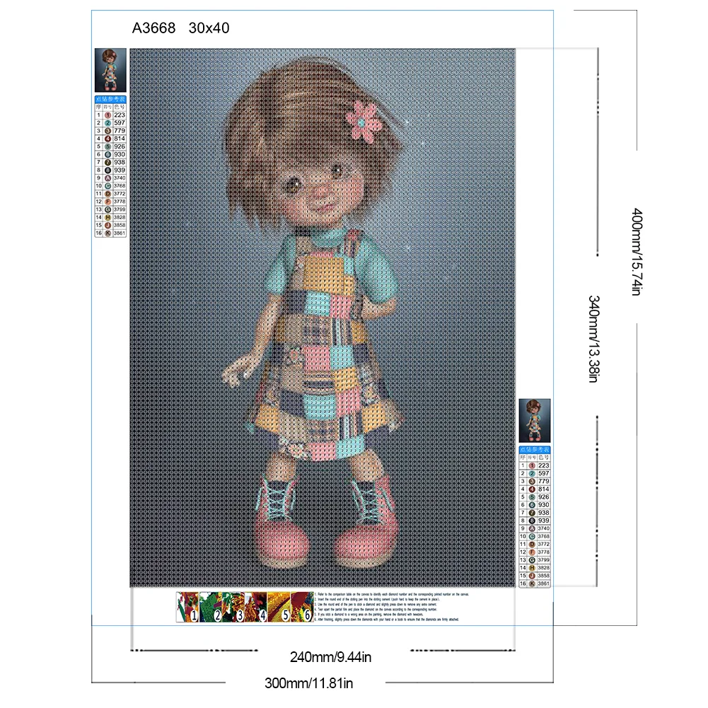 Diamond Painting - Full Round Drill - Elf Doll(Canvas|30*40cm)