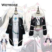 [Wetrose] In Stock Fuwawa Mococo Abyssgard Hololive EN Cosplay Costume Wig Ear Tail Full Set