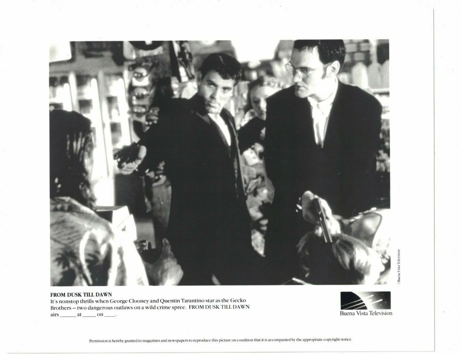 From Dusk Til Dawn George Clooney Quentin Tarantino 8 x 10