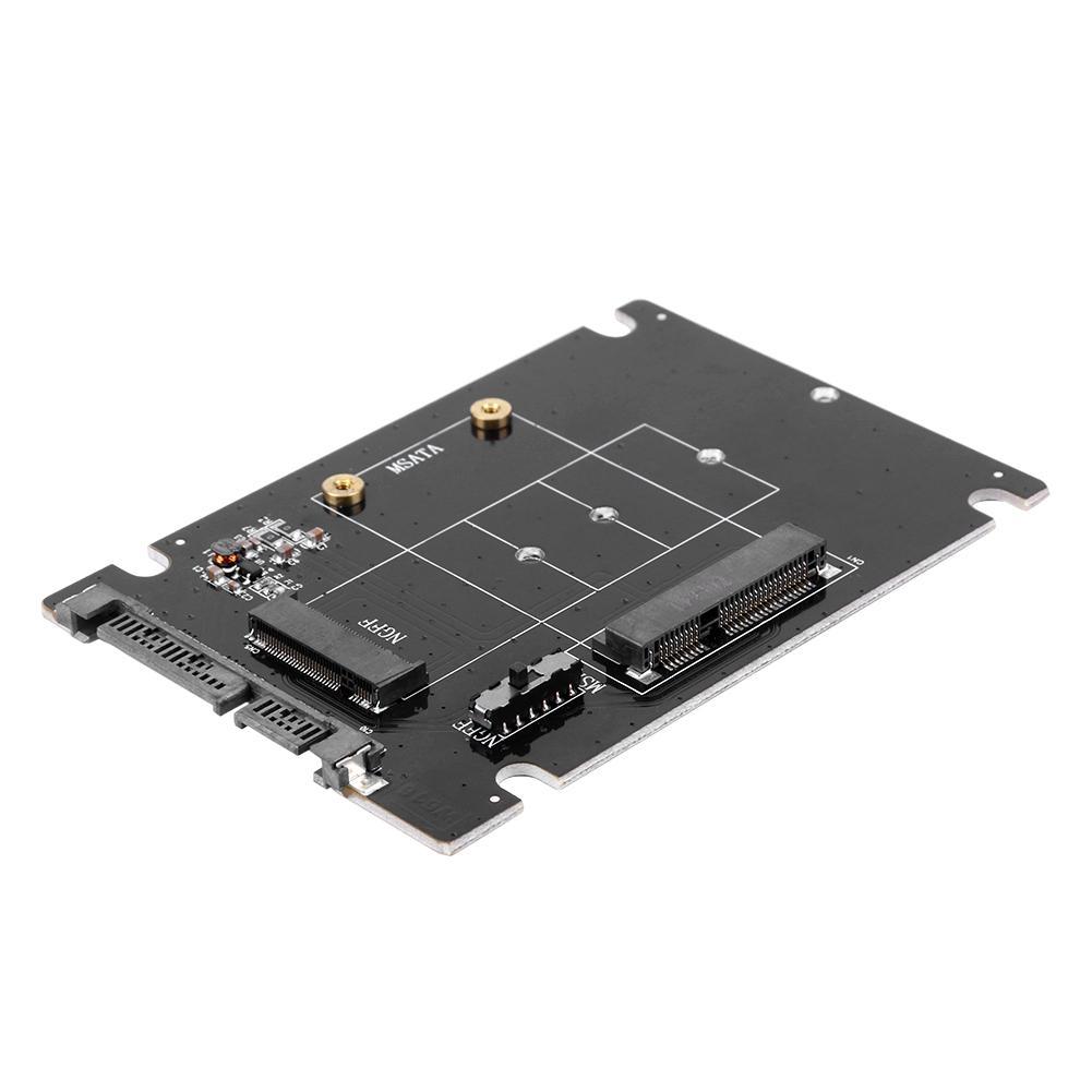 

2 In 1 Msata To Sata Ngff M.2 To Sata3 Converter Adapter Card Ssd Disk, 501 Original