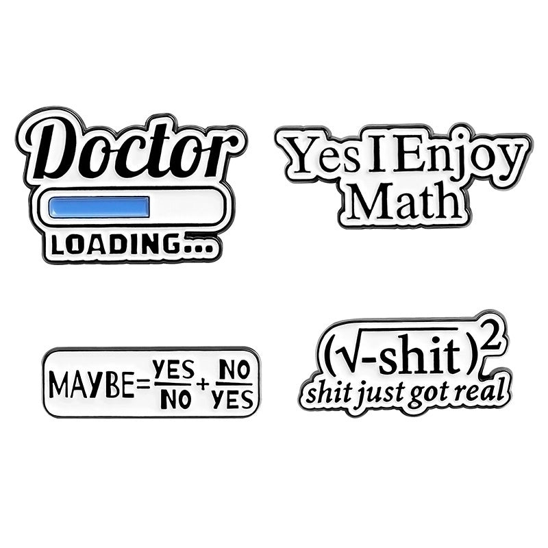 Fashion Pin Letter Flower Alloy Stoving Varnish Women’S Brooches