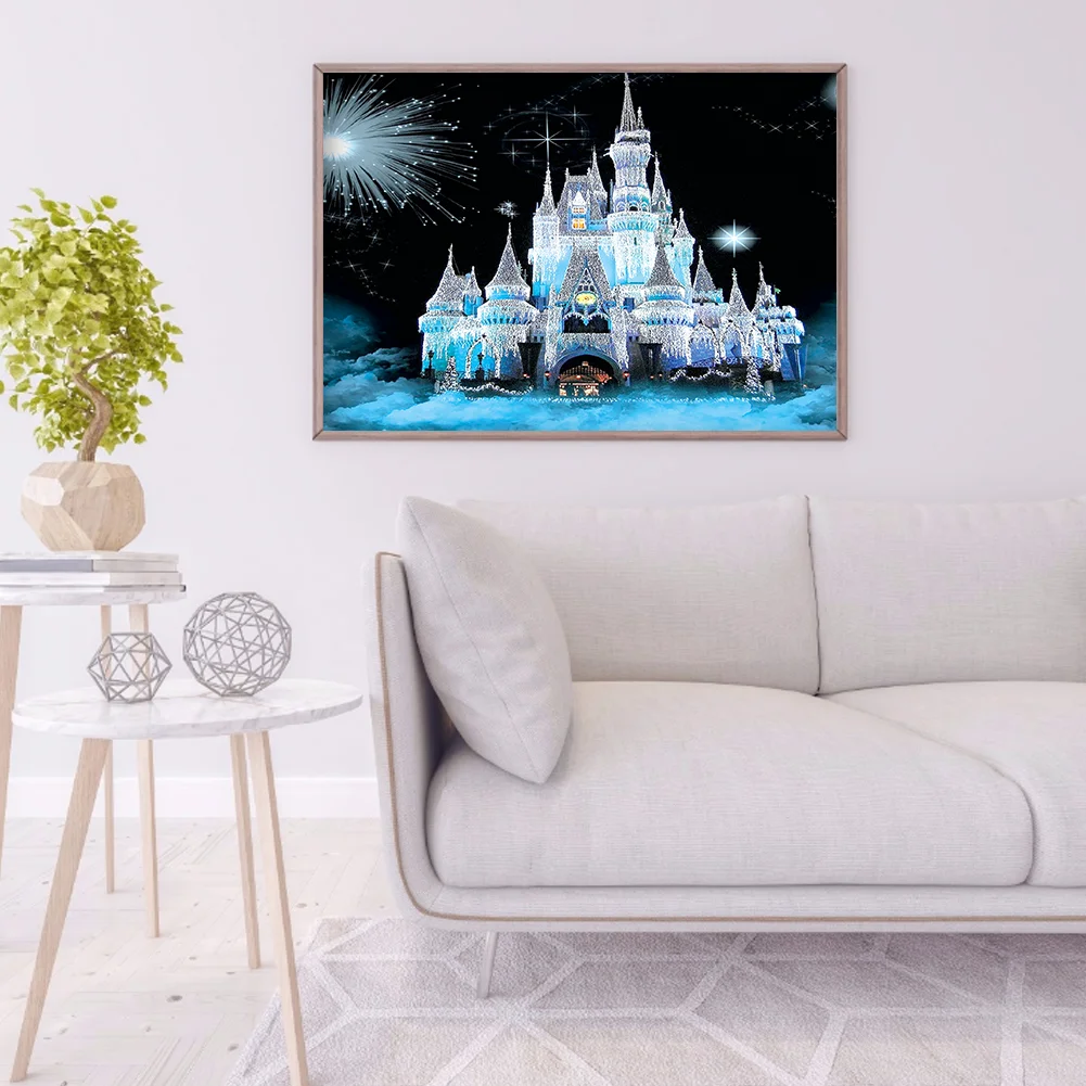 Diamond Painting - Special Shaped Drill - Castle(40*30cm)