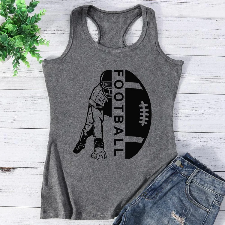 Football Dad Vest Top-Annaletters