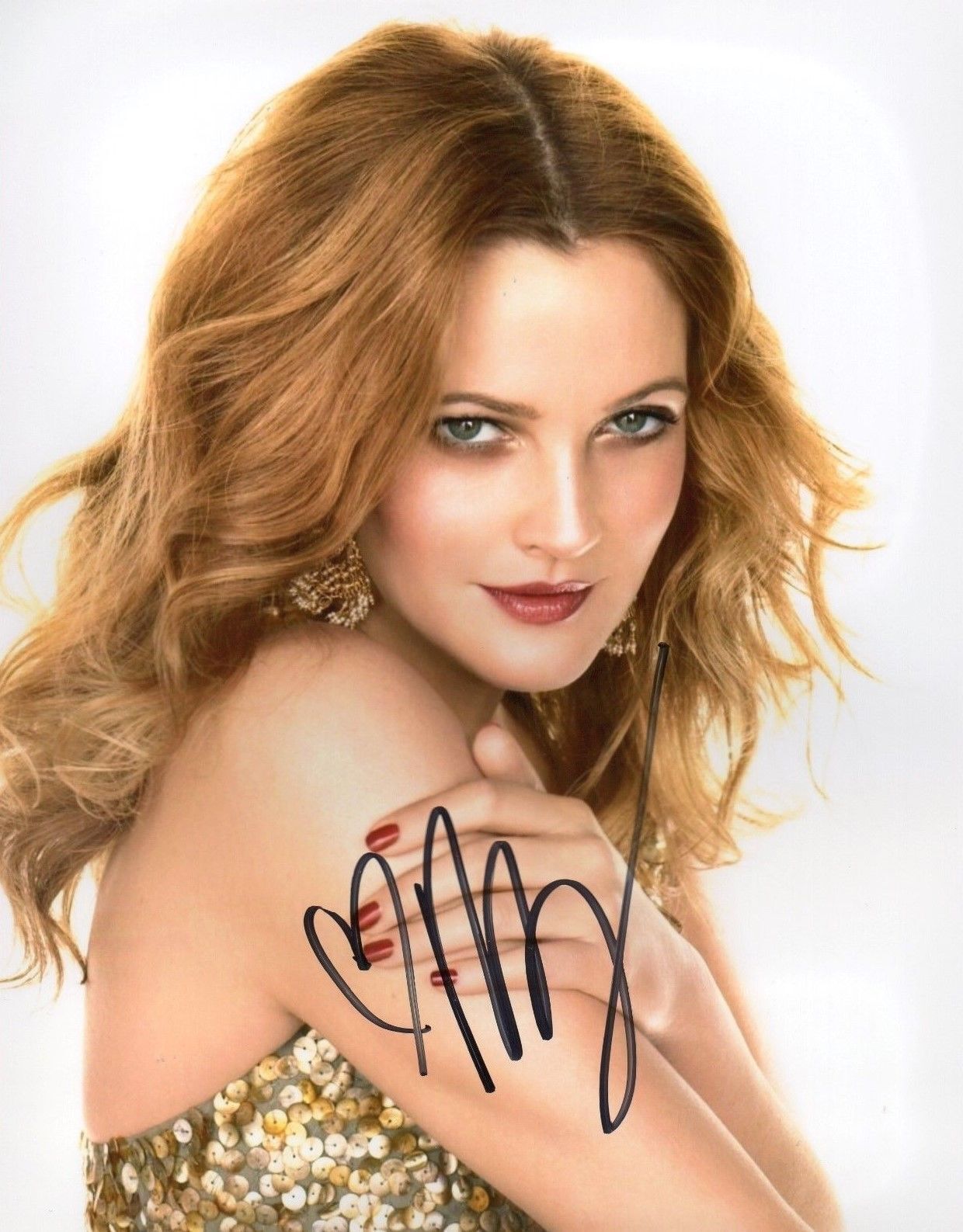 DREW BARRYMORE AUTOGRAPHED SIGNED A4 PP POSTER Photo Poster painting PRINT 26