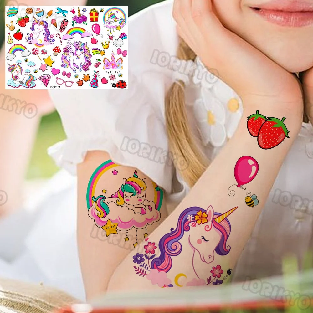 Roaring T-Rex Temporary Tattoo For Kids Boy Son Girls Fake Dinosaur Tattoo Sticker Cartoon Egg Tiny Tatoos Toddler Hands Arm