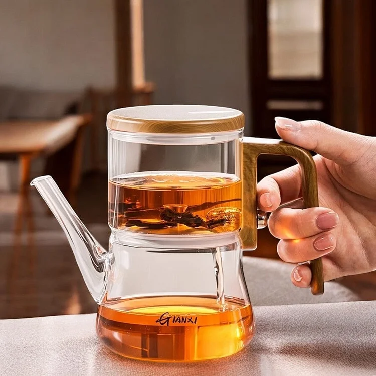 Borosilicate Glass Magnetic Teapot