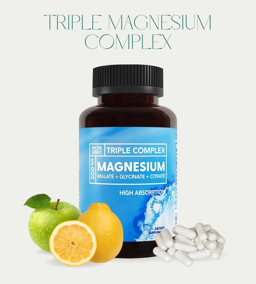 Triple Magnesium Capsules: Heart, Muscle & Nerve Health in One Powerhouse Formula