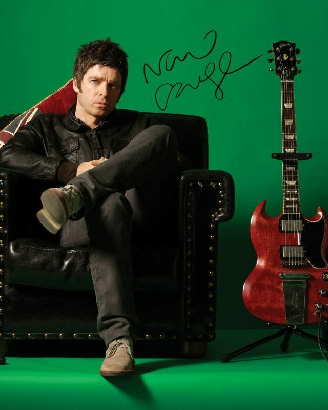 Noel Gallagher Autograph Signed Photo Poster painting Print