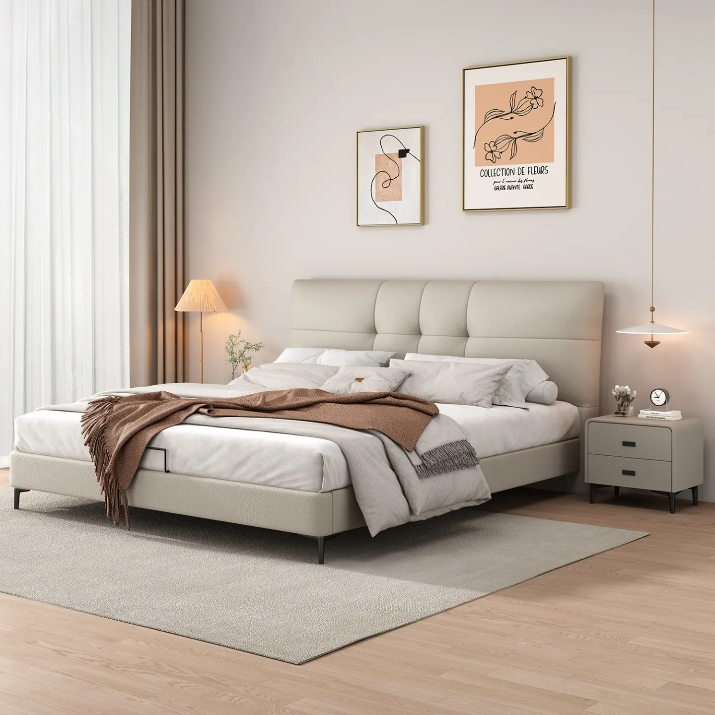Upholstered Bed 225666