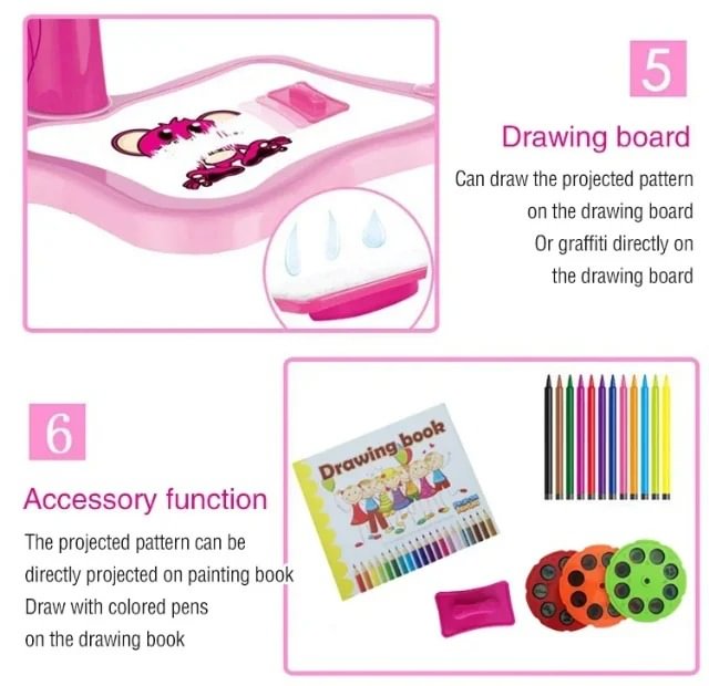 Trace and Draw Projector Toy,Painting Drawing Table Led