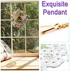 Diamond Painting Window Hanging Kit Floral Honeybee 9.45x9.45in