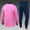 2024/2025 Atletico Madrid Half-Pull Training Suit Pink Jersey 1:1 Thai Quality 