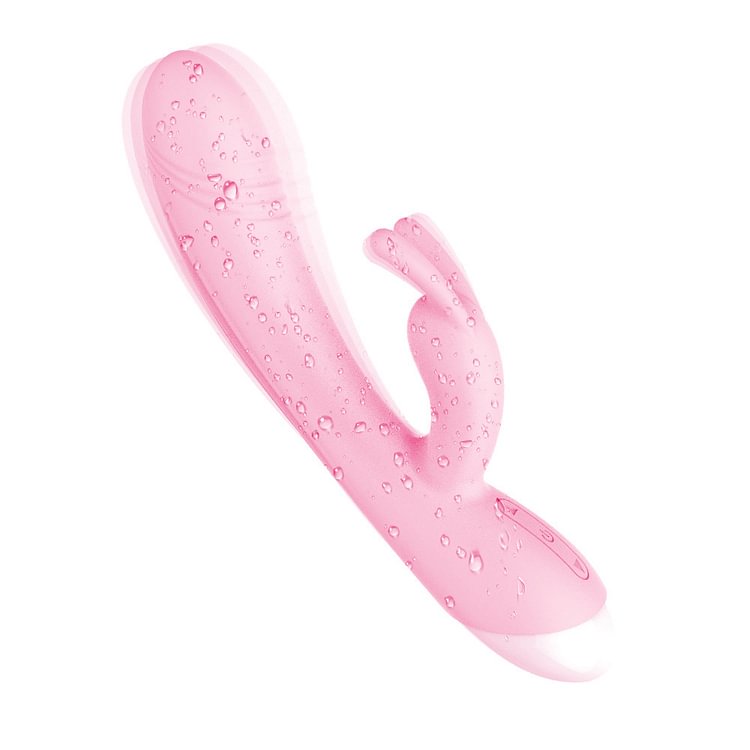 Rabbit Warm Vibrator Silicone G-Spot Massage Stick Vaginal Thruster For Women