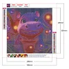 Hippo-Full Round Diamond Painting